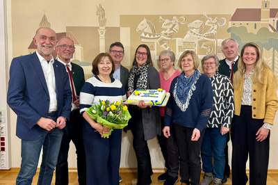 GratulantInnen zu Sabine Neunteufls Geburtstag