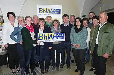 Gruppenbild der TeilnehmerInnen an der Sitzung des BhW-Bezirk Scheibbs