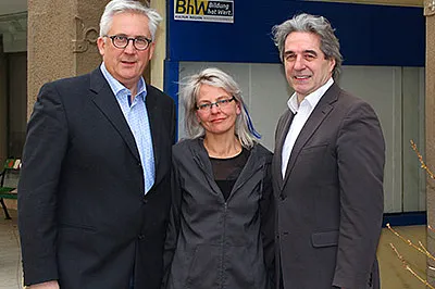 BEN-Projektleiter Alfred Luger, BhW-Mitarbeiterin Elke Indinger und Behindertenanwalt Dr. Erwin Buchinger